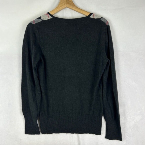 Apt. 9 Black Argyle Sweater - Picture 3 of 3